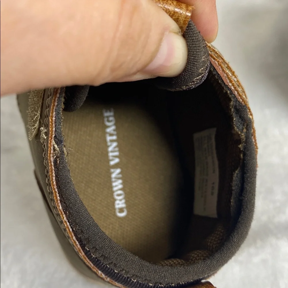 Crown Vintage Tan/Brown Kids' Shoes Size 10